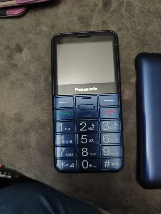 Panasonic KX-TU155 EXCN Teléfono Móvil Azul/Verde