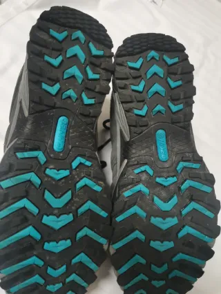 Zapatillas senderismo HI-TEC grises y azules