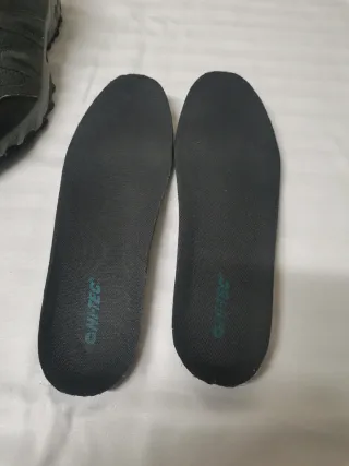 Zapatillas senderismo HI-TEC grises y azules