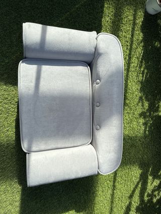 Sofá para perro gris 72x45x30 cm