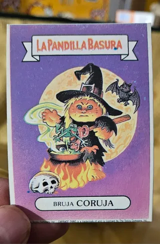 Cromo La Pandilla Basura Bruja Coruja n°4