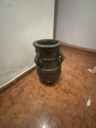 Paragüero de cerámica