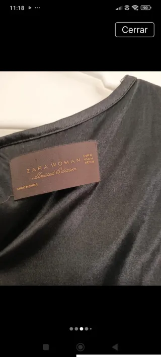 Abrigo Zara Lana Cuello Pelo