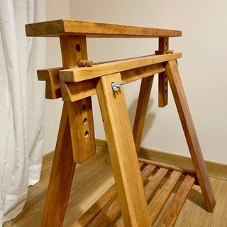 Caballetes de madera para mesa (2 unidades)