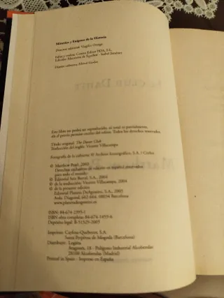 El Club Dante Matthew Pearl Libro