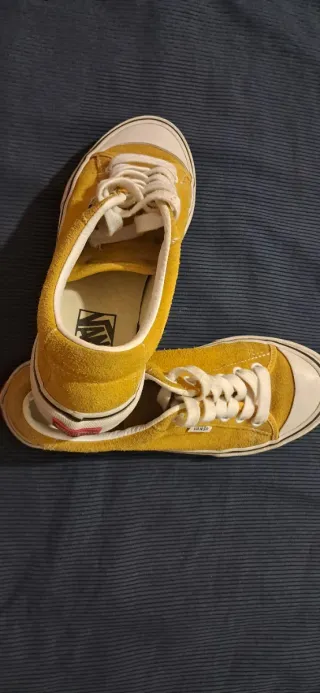 Zapatillas Vans Amarillas Poco Usadas
