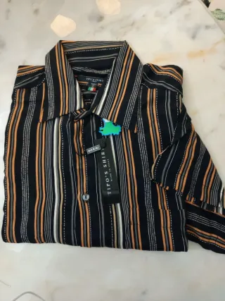 Camicia uomo TIPO'S SHIRT manica corta XL righe