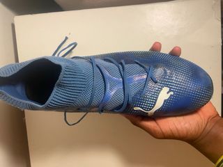 Botas Fútbol Puma Future Azules Talla 43
