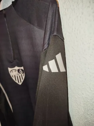 Sudadera Adidas fina gris/negra