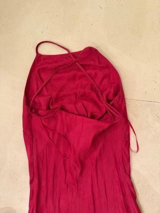 Vestido largo rojo Brownie