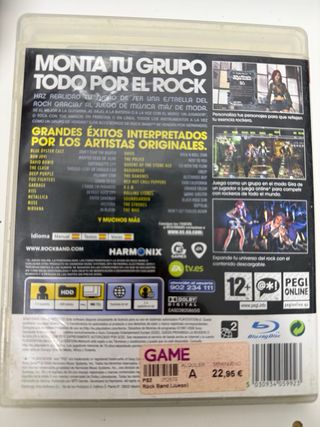 Juego PS3 Rock Band