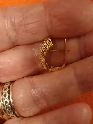 Pendientes sueltos Vintage Oro 18k