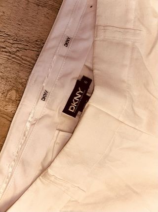 PANTALONES DE MARCA DKNY - ORIGINALES - BLANCOS