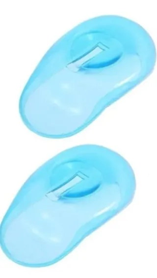 Par de orejeras silicona protección tinte