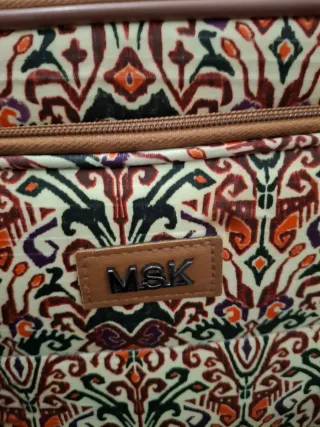 Juego de 2 maletas con estampado