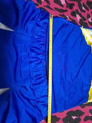 Disfraz Animadora Azul y Amarillo