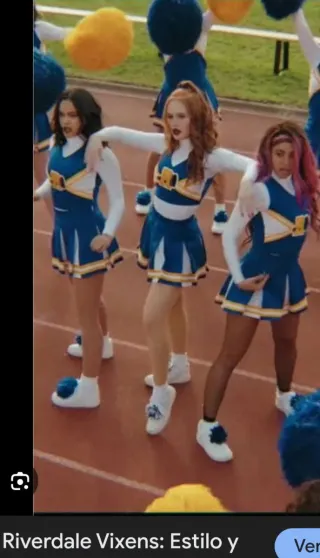 Disfraz Animadora Azul y Amarillo