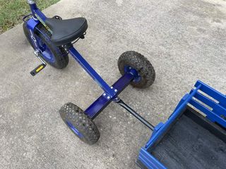 TRICICLO MATALICO CON REMOLQUE