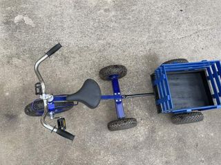 TRICICLO MATALICO CON REMOLQUE