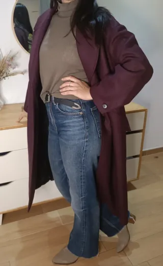 Abrigo oversize Zara T.XS