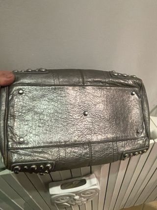 Borsa donna effetto metallizzato