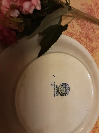 Juego 6 Platos Hondos Cartuja Sevilla Antiguos