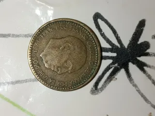 Moneda Antigua UNA PESETA