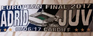 Bufanda Real Madrid Juventus Champions 2017