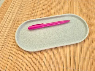 Tabuleiro Bandeja decorativa efeito mármore