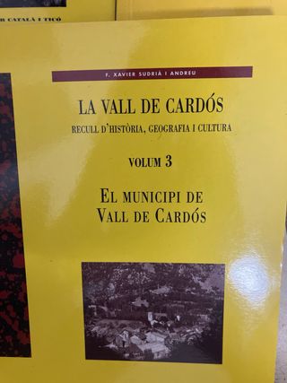 Libros La Vall de Cardós