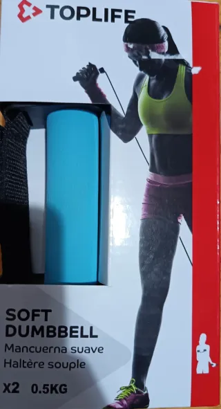 Mancuernas Suaves 0.5KG (X2) Si abrir, a estrenar
