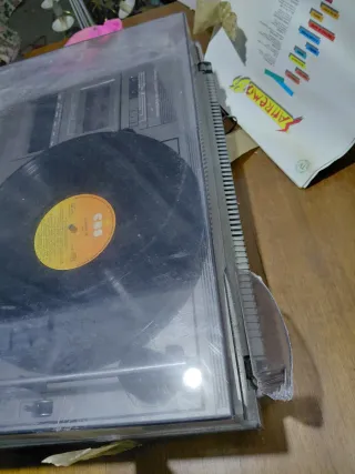 Giradischi Philips ST 2100 con Radio Cassette