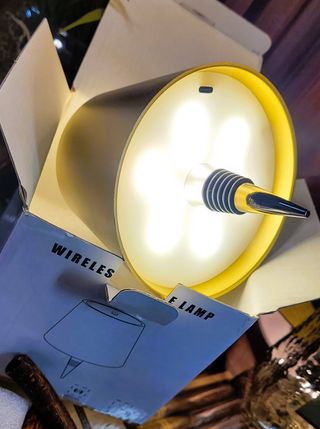 Lampada per bottiglia/vaso, Gold, Touch