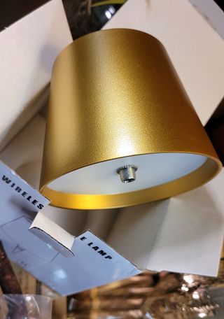 Lampada per bottiglia/vaso, Gold, Touch