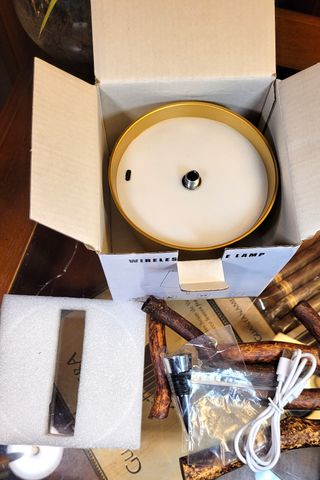 Lampada per bottiglia/vaso, Gold, Touch