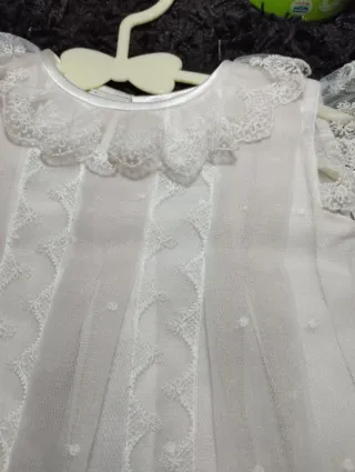 Vestido Bautizo Bebé 6 Meses Corto