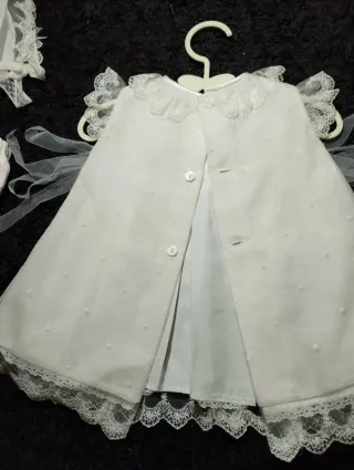 Vestido Bautizo Bebé 6 Meses Corto