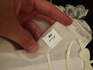 Vestido Bautizo Bebé 6 Meses Corto