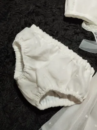 Vestido Bautizo Bebé 6 Meses Corto