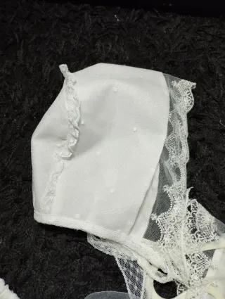 Vestido Bautizo Bebé 6 Meses Corto