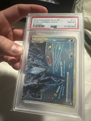 Pokemon Lugia Leyenda Holo PSA 8 HG/SS