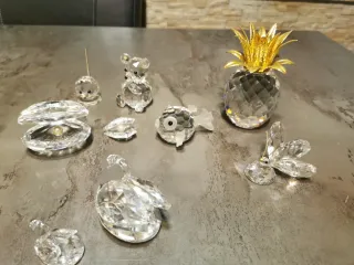 Lotto di statuine in cristallo Swarovski