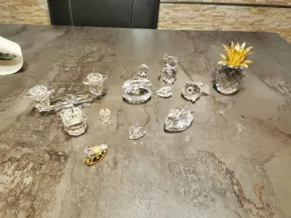 Lotto di statuine in cristallo Swarovski