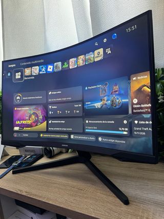 Monitor Samsung Odyssey G5 32" Curvo QHD 165Hz 1ms