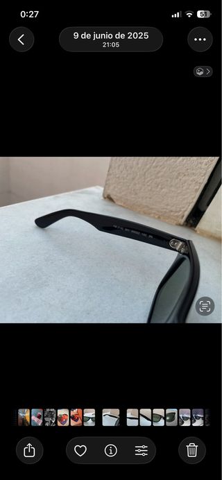 Gafas de sol Ray-Ban negras 2140