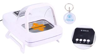 Comedouro com leitor de chip