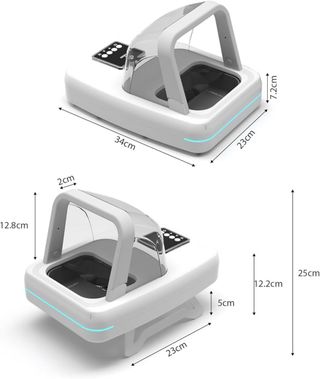 Comedouro com leitor de chip