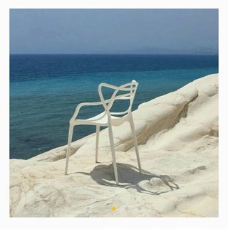 8 Sillas Kartell Blancas by P. Starck