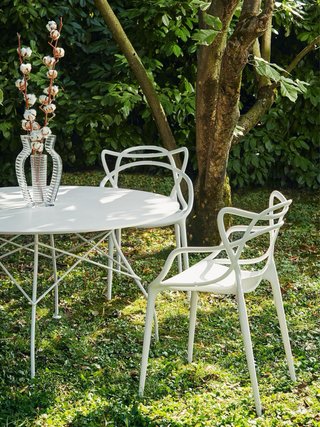 8 Sillas Kartell Blancas by P. Starck