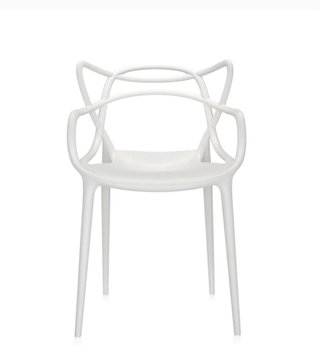 8 Sillas Kartell Blancas by P. Starck